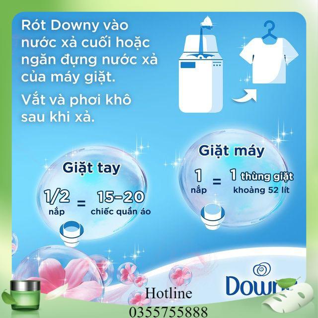 Nước xả vải Downy Đóa hoa thơm mát túi 2.3L