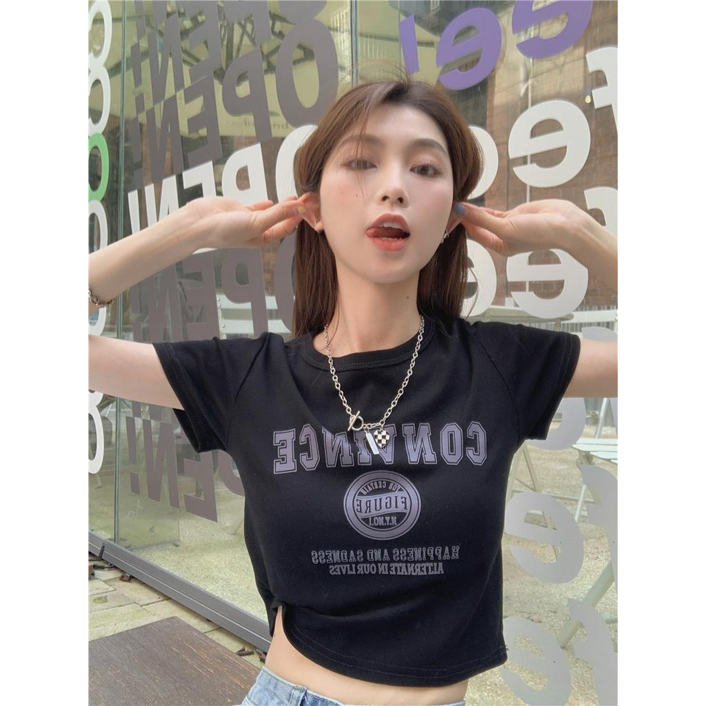 Áo Thun Cộc Tay In Họa Tiết Mùa Hè 53878