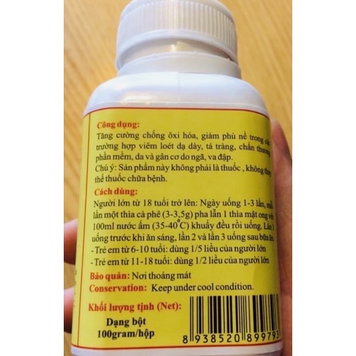 Tinh nghệ và enzime Dứa Brocurma C-B Viện Hàn lâm KH&CN Việt Nam