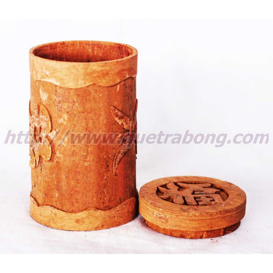 Hộp Trà Quế 100% Bằng Vỏ Quế - Hương Quế Trà Bồng 9x12cm