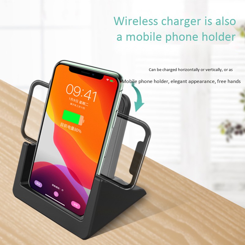 Qi Wireless Charger Stand Qi Fast Charge for iPhone 11 Pro Samsung