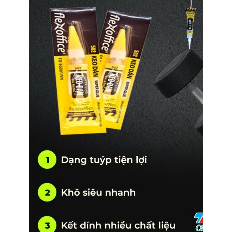 Keo dán đa năng 502 Thiên Long 3g siêu dính