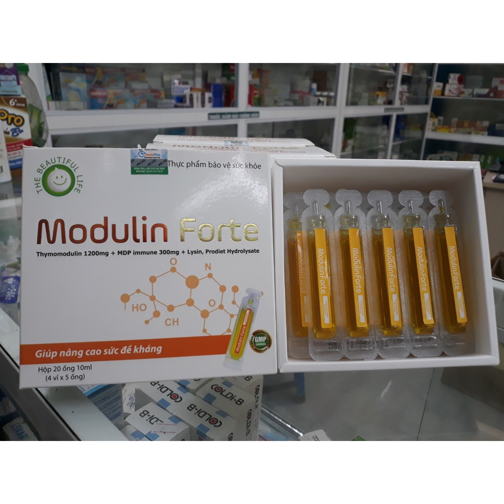 Siro uống MODULIN FORTE tăng đề kháng, giúp bé ăn ngon, ngủ ngon