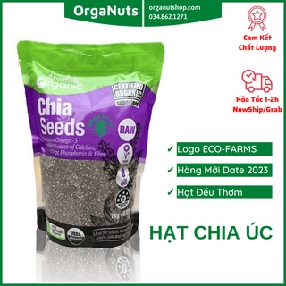 Hạt Chia Úc 1kg Absolute Organic Chia Seeds Nhập Khẩu Chất Lượng
