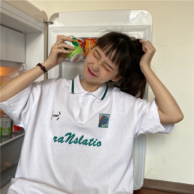 Áo Thun Polo Ngắn Tay Phong Cách Hàn Quốc Năng Động Trẻ Trung Dành Cho Nữ | BigBuy360 - bigbuy360.vn