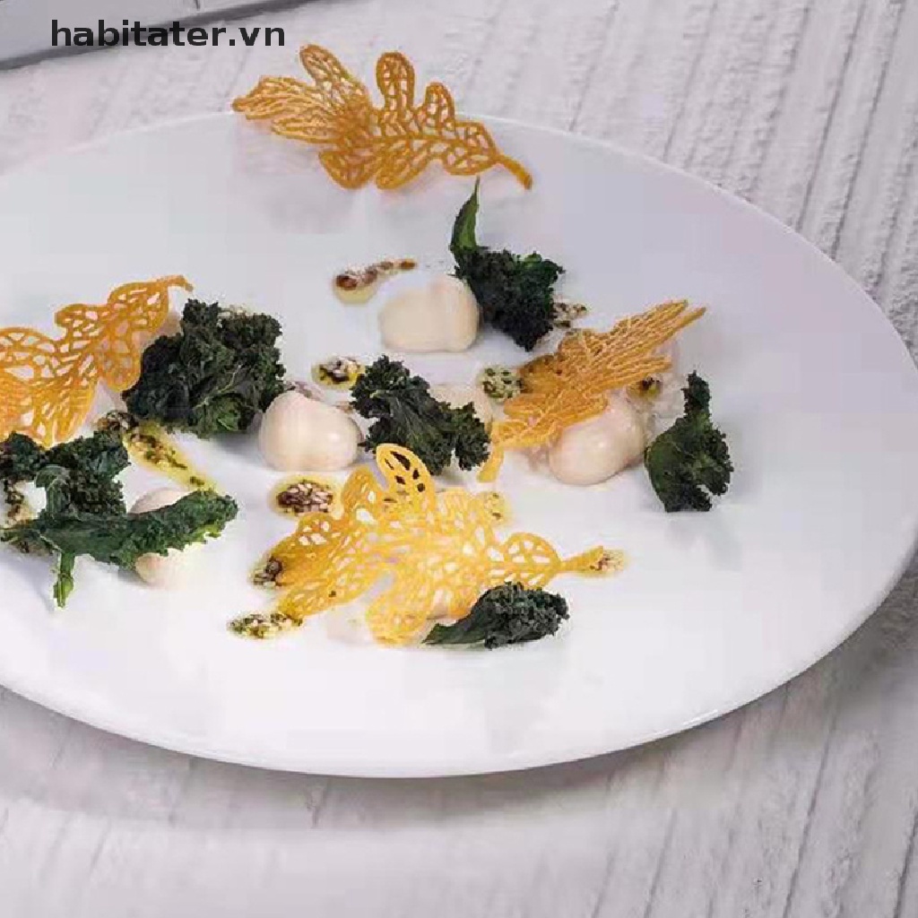 Khuôn Silicone Tạo Hình Làm Bánh Hình Lá / Bướm / Tổ Ong