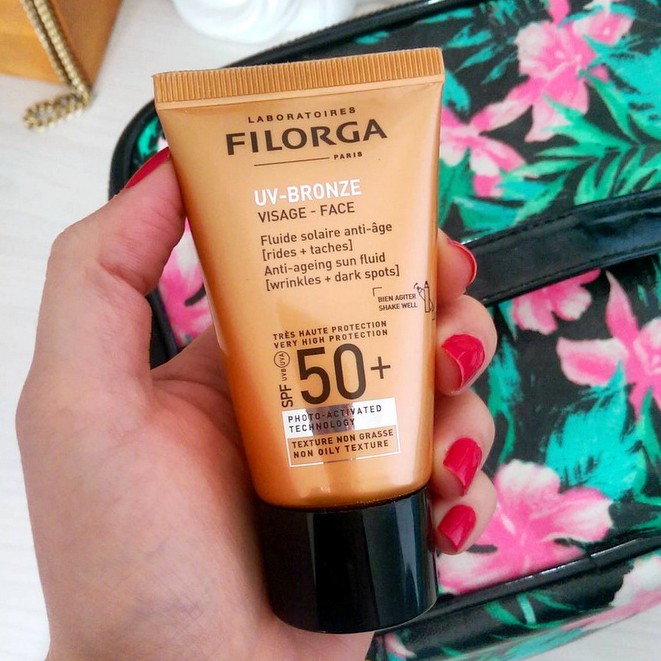 Filorga UV-Bronze Sun Fluid SPF50+ - Kem Chống Nắng Chống Lão Hoá Da & Các Đốm Nâu 40ml