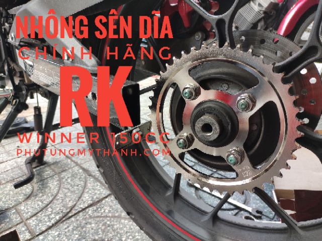 Nhông sên dĩa RK xe Winner 150 thương hiệu Nhật Bản