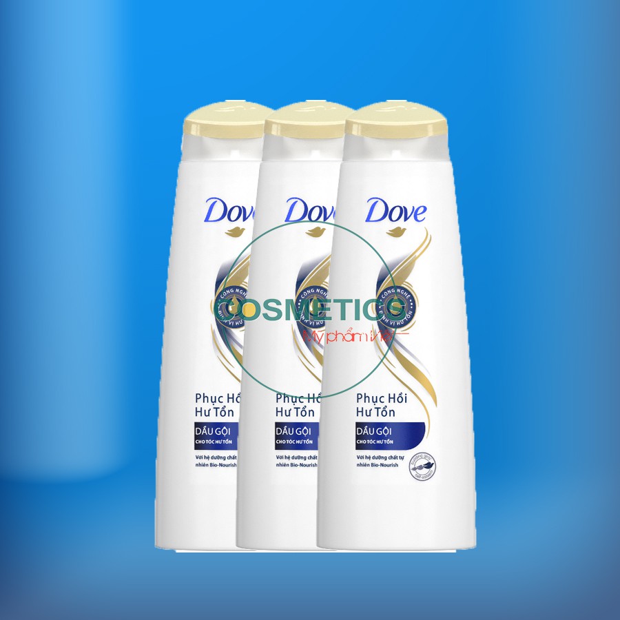 Dầu gội đầu Dove phục hồi tóc hư tổn 316ml | tặng dầu gió Hàn Quốc |