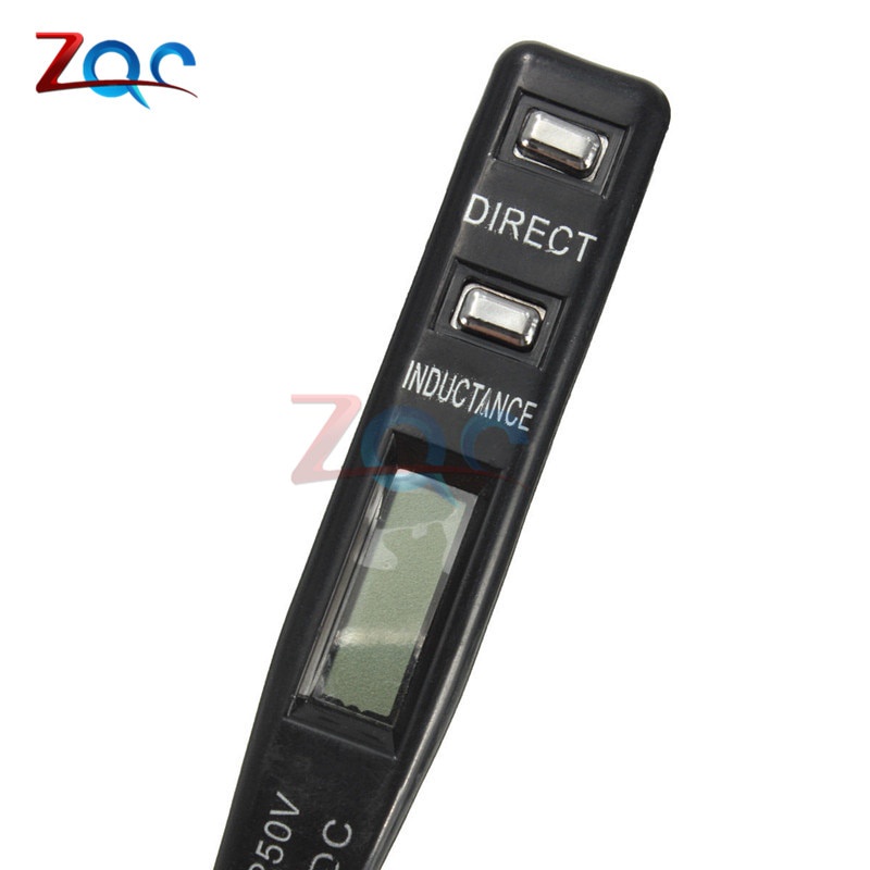 Bút thử điện không tiếp xúc màn hình LCD cảm biến đo điện áp AC/DC màu đỏ/đen/vàng