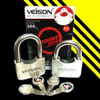 Ổ khóa cửa VEISON - INOX304  70mm
