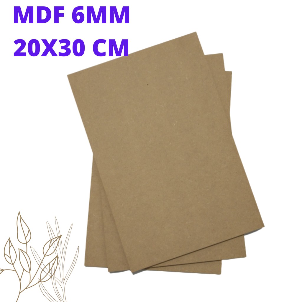 Bảng Vẽ Gỗ 6mm 20x30cm Mdf 6mm 20x30cm