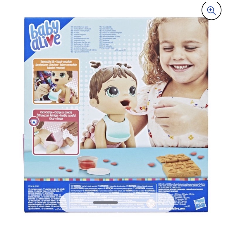 Búp bê Baby Alive ăn dặm hàng USA