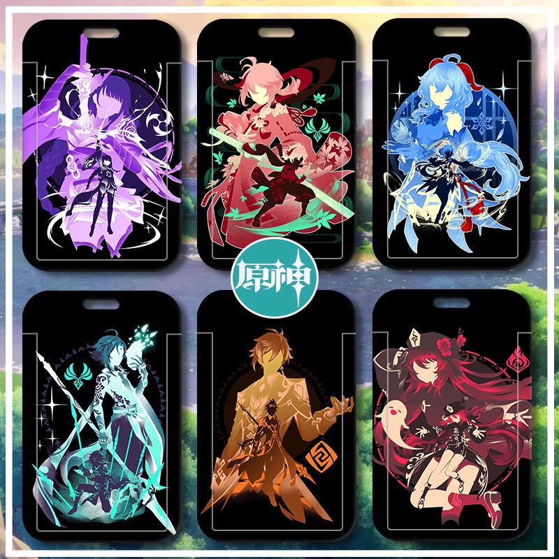 Ốp Điện Thoại Họa Tiết Anime Genshin Va Chạm Raiden Kaedehara Kazuha DIY Cho Học Sinh