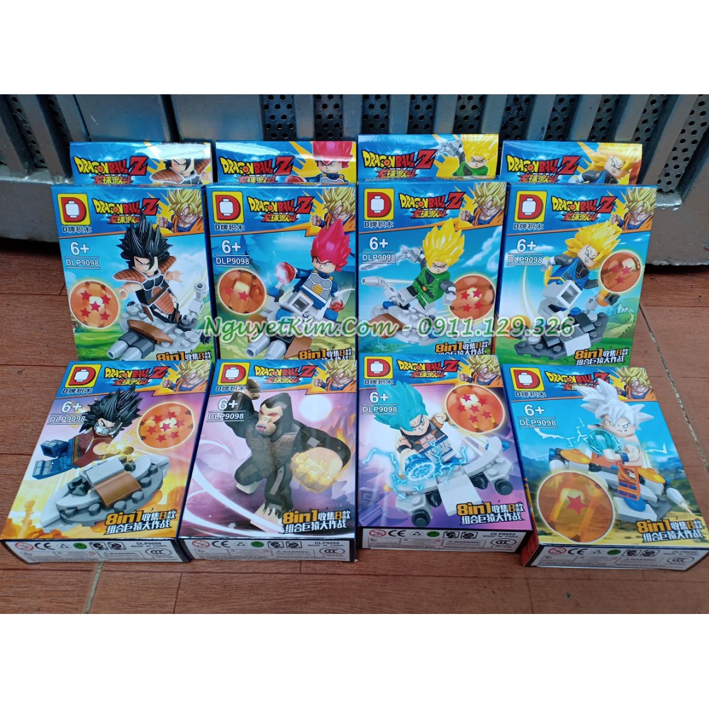 [Đồng giá] Lego Lắp Ráp Mô Hình Minifigures Nhân Vật Truyện 7 Viên Ngọc Rồng Dragon Ball DLP9098 SY1236