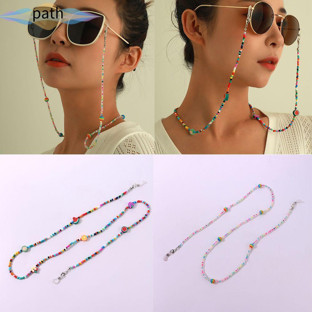 Dây đeo mắt kính họa tiết trái cây nhiều màu sắc phong cách Bohemian thời trang cho nữ