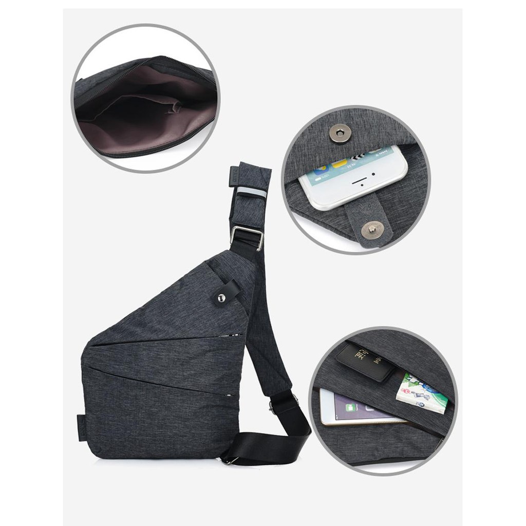 Túi đeo chéo nam chống trộm siêu nhẹ (kèm ảnh thật cuối trang) | BigBuy360 - bigbuy360.vn