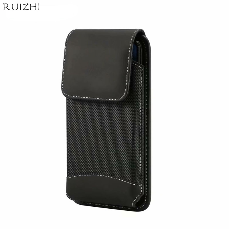 Túi Đeo Hông Bằng Vải Nhám Phong Cách Doanh Nhân Sang Trọng Cho Xiaomi MI Max2 Huawei Honor 8X Max Note9