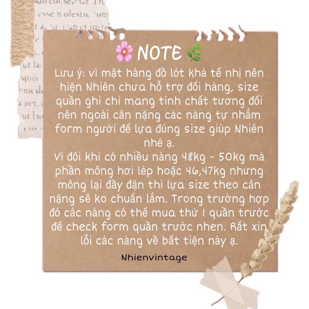 [Mã FAMAYWA2 giảm 10K đơn 50K] Quần Lót Su Nữ Cao Cấp_Nhienvintage QL01 | BigBuy360 - bigbuy360.vn