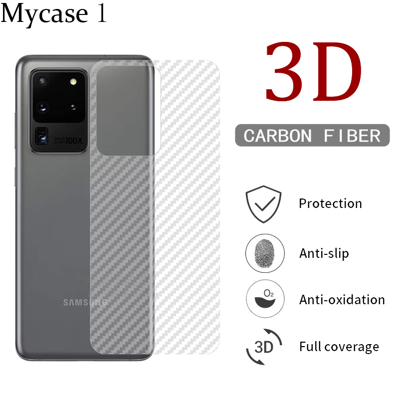 Dán Lưng Điện Thoại Cacbon Chống Vân Tay Cho Samsung Galaxy ss Note 20 Ultra 10 Plus Lite 5G 4G 2022
