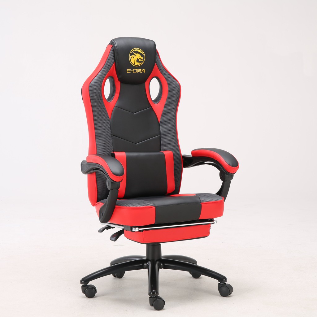 Ghế Gaming E-Dra Jupiter M EGC204 V2 - Chân thép và lưng ghế cao - Hàng chính hãng
