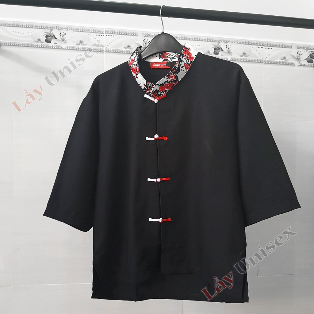 [Mã MASK2630K giảm 15% tối đa 30K đơn từ 99K] Áo shanghai cổ tàu hoa đào - Hán phục cổ điển cổ trang | BigBuy360 - bigbuy360.vn