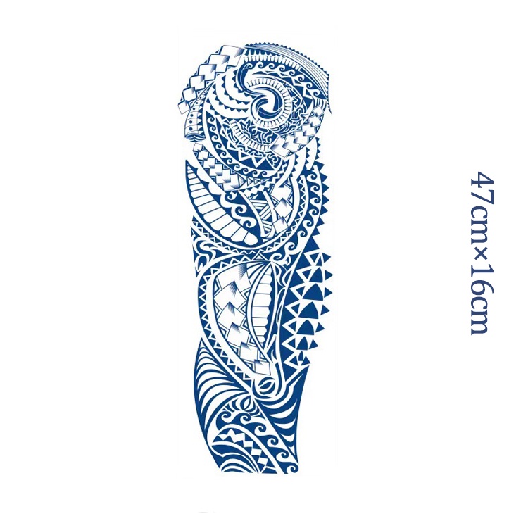 Hình Xăm Dán Tạm Thời Lâu Trôi Chống Thấm Nước 15 Ngày; 47cm * 16cm