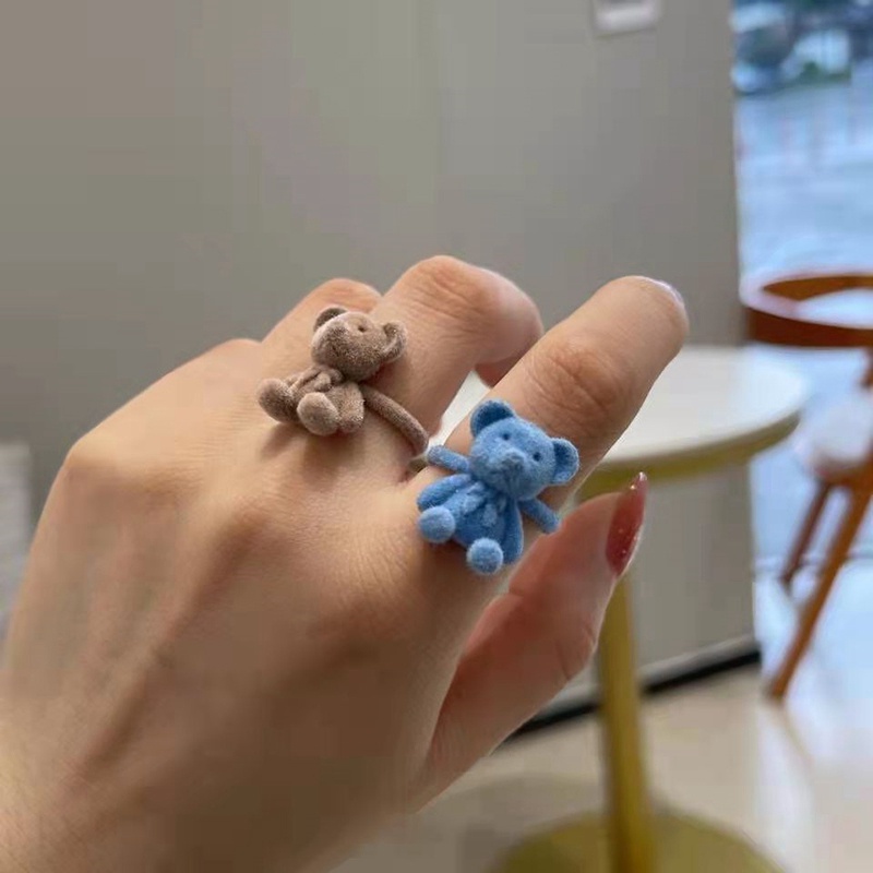 Nhẫn Hình Gấu Dễ Thương Có Thể Điều Chỉnh Kích Cỡ Cho Nữ