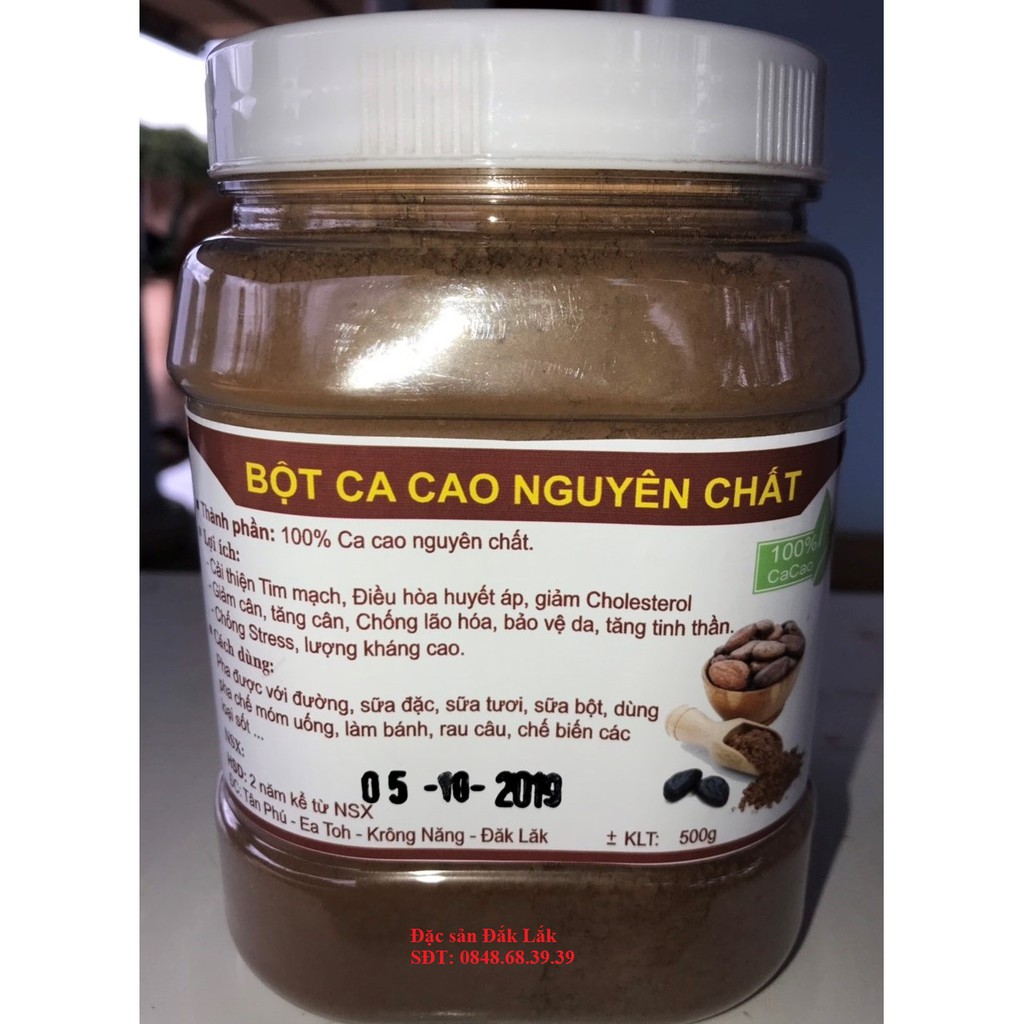 Cacao nguyên chất 100% - 500gr - Đắk Lắk | BigBuy360 - bigbuy360.vn
