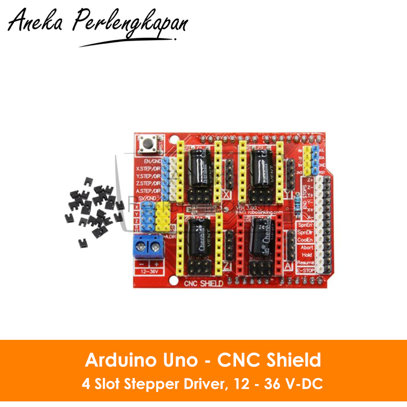 Arduino Uno Cnc Shield V.3 4-slot Driver 12-36v Dc