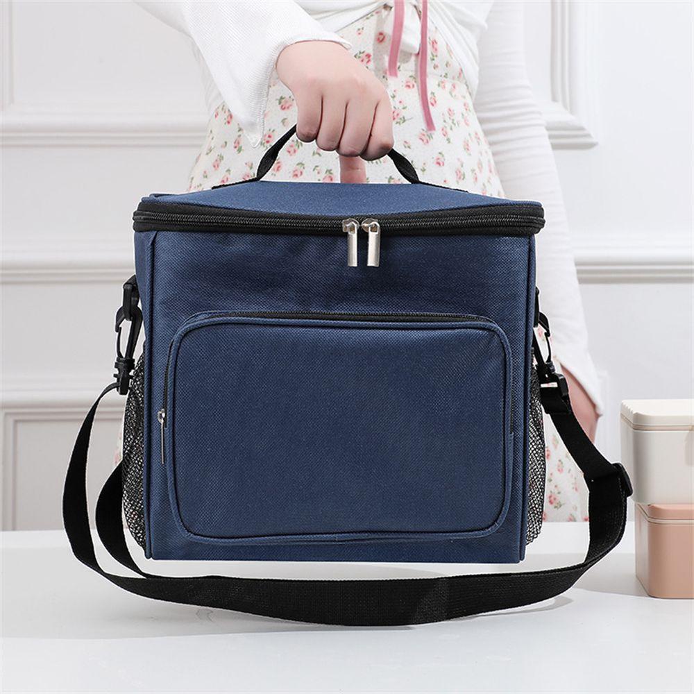 Túi Đựng Hộp Cơm Trưa Bằng Vải Oxford Chống Nước Cách Nhiệt Phong Cách Phổ Biến Đa Ứng Dụng
