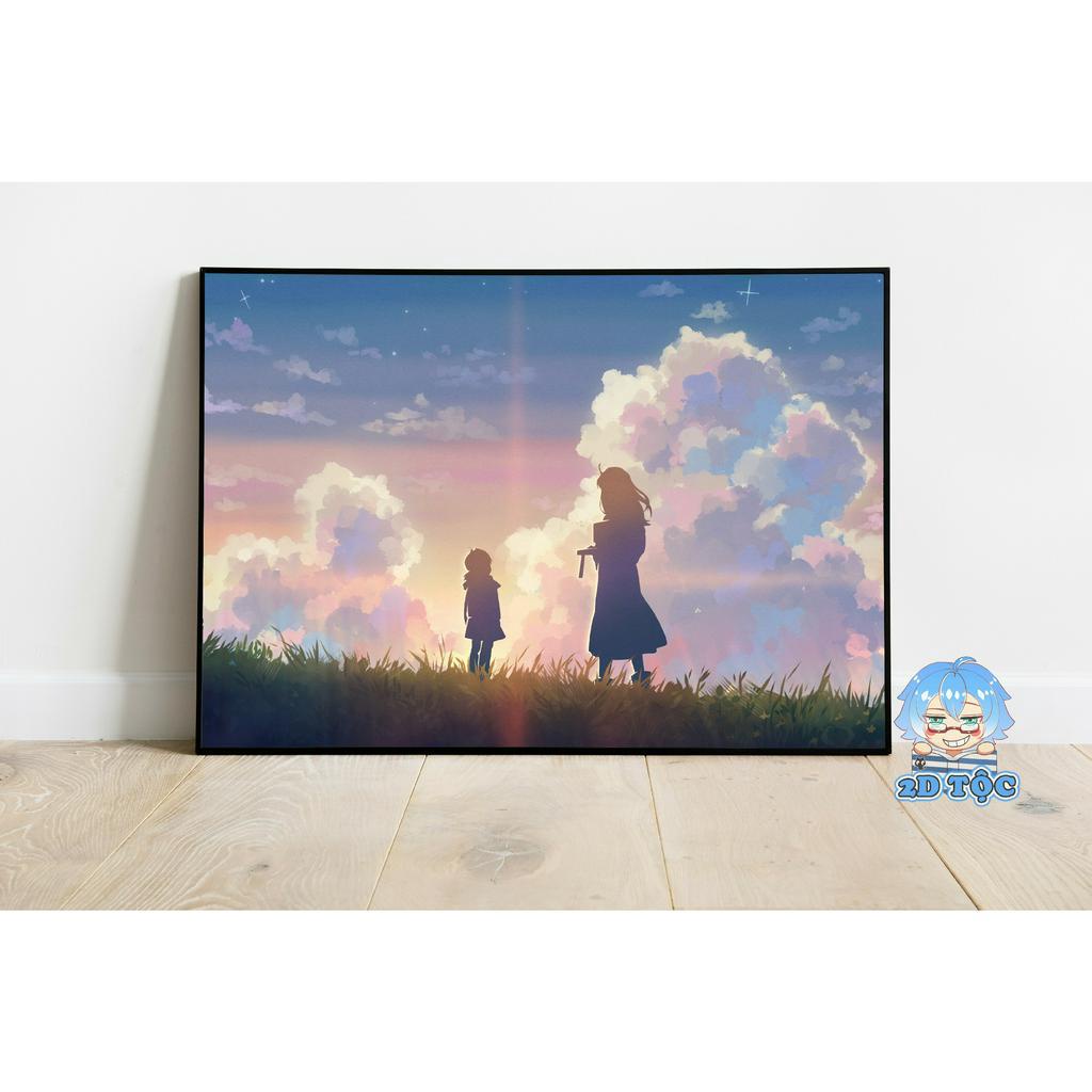 TRANH POSTER A3 Anime Manga Khóa chặt cửa nào Suzume Suzume no Tojimari (3) CHẤT LIỆU GIẤY CAO CẤP - 2D Tộc Shop