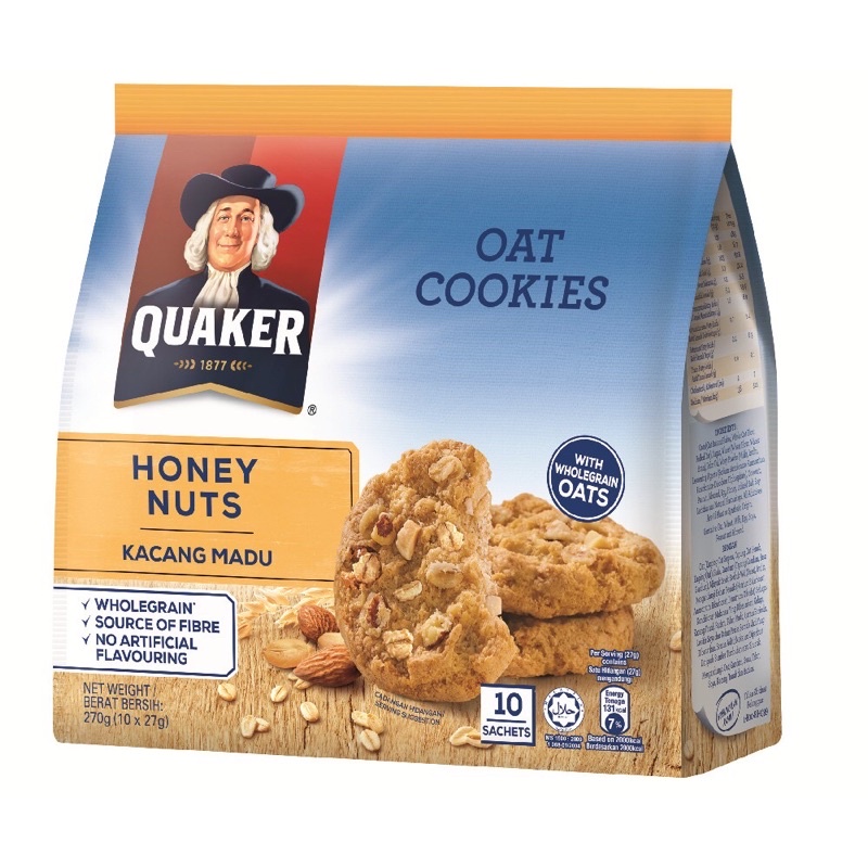 Bánh Quy Yến Mạch Quaker Gói 270G