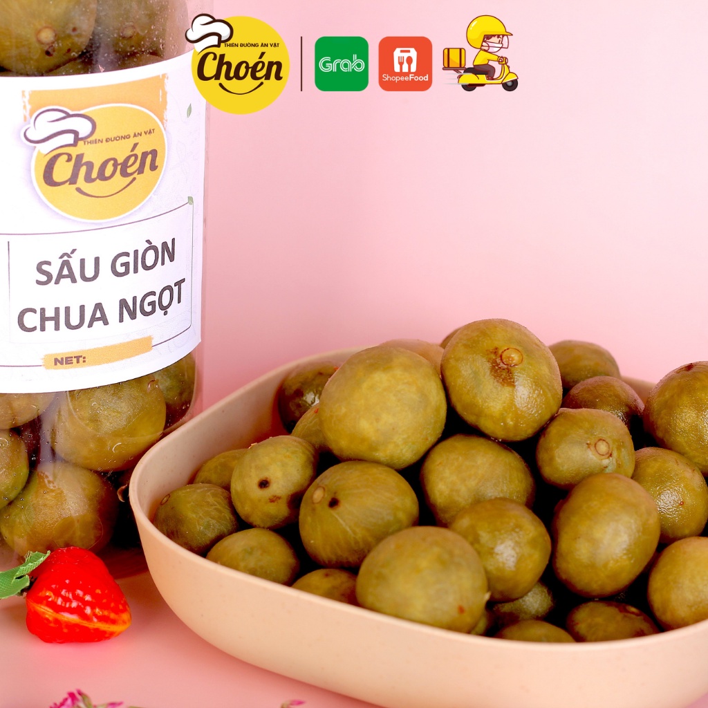 Ô Mai Sấu Bao Tử Giòn Chua Ngọt Lon 500G Siêu Ngon Choen20