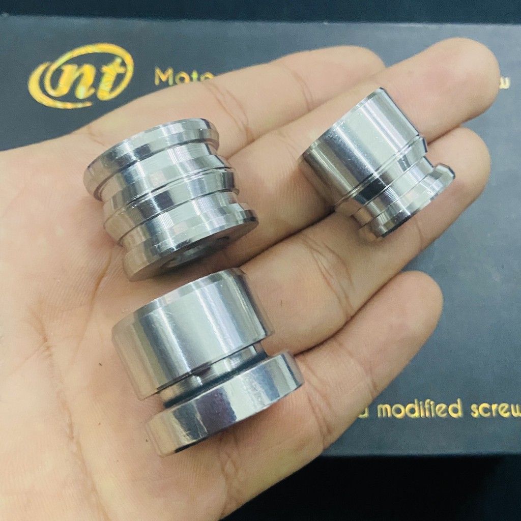 TRỌN BỘ CỤC CANH BÁNH TRƯỚC VÀ CỤC CANH BÁNH XE EXCITER ĐỜI 2006 ĐẾN 2010 INOX SÁNG BÓNG