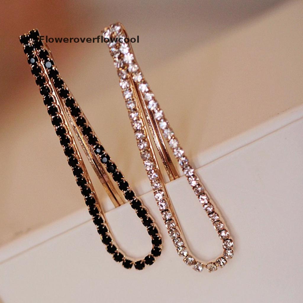 Kẹp Tóc Hình Hoa Đính Đá Pha Lê Thời Trang Mới Cho Nữ