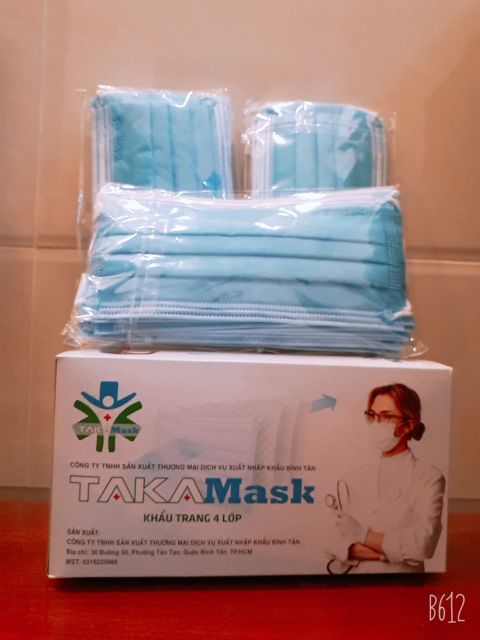 10 Cái khẩu trang 4 lớp Taka Mask