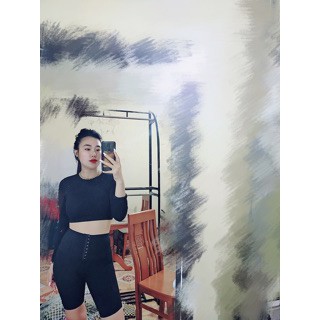 Quần legging nâng mông cạp cao co dãn 4D - quần trengging thái eo thon chất siêu đẹp