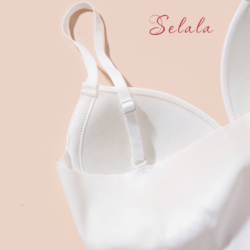 Áo Hai Dây Selala Chất Thun Nữ Dáng Ôm Có Sẵn Đệm Co Giãn Tốt 2D18