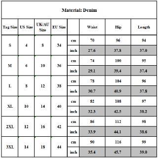 Quần jeans nữ lưng cao xẻ rách size lớn
