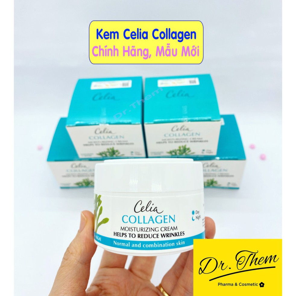 1211 ✅[CHÍNH HÃNG] Celia Collagen Kem Bảo Vệ Dưỡng Ẩm Chống Nhăn - Celia Collagen Moisturizing Cream Helps To Reduce Wri