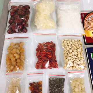 SET CHÈ DƯỠNG NHAN 9 VỊ :
