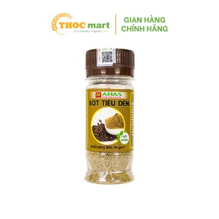 [ THOCmart.vn ]Bột tiêu đen Nahas bột gia vị hữu cơ chuẩn vị cho từng món ngon lọ 36 gam