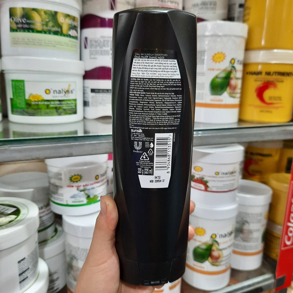 Dầu Xả Sunsilk Óng Mượt Rạng Ngời 320g