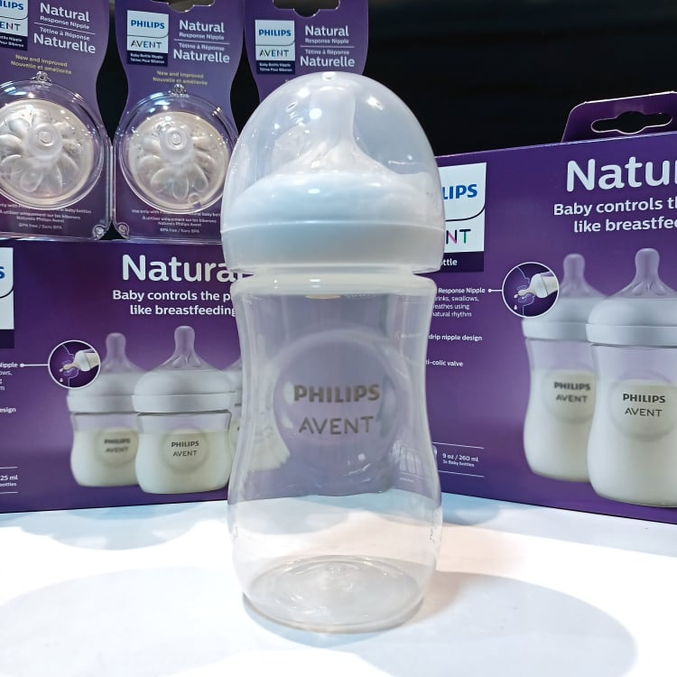 Bình sữa Philips Avent Natural 125ml/260ml/330ml núm tuỳ chọn