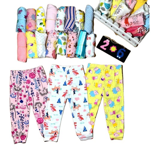 Set 5 quần dài borip dành cho bé gái từ 6-18kg