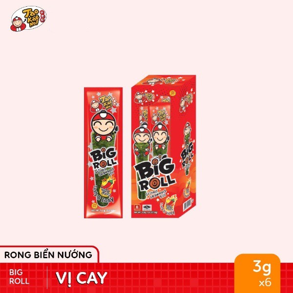 TaoKaeNoi BIG ROLL ( rong biển hôp 6*3,6g/gói ) | BigBuy360 - bigbuy360.vn