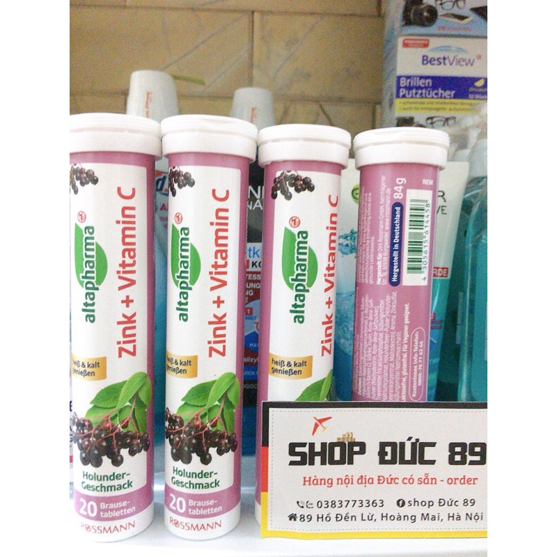 Viên sủi Altapharma Kẽm C