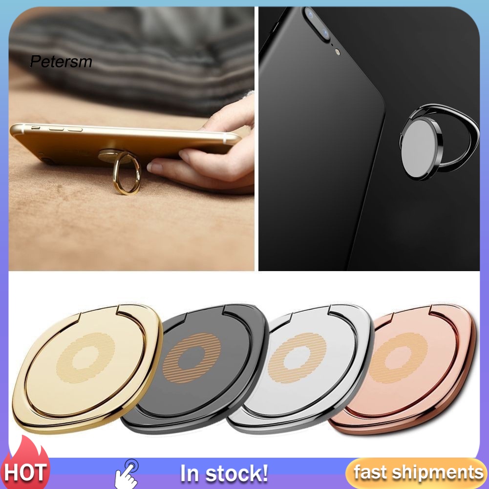 [PE]Ultrathin 360 Degree Rotation Mobile Phone Finger Ring Stand Holder Desk Bracket