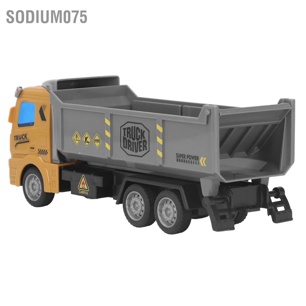 Có thể bán buôn Xe tải kéo lùi 1/48 Quy mô Giáo dục sinh động cầm nắm thoải mái Đồ chơi xe xây dựng ABS cho trên 3 tuổi Sodium075 Hàng giao ngay